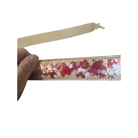 Packed Party Removable Red Confetti Purse Strap NWT - Picture 3 of 5
